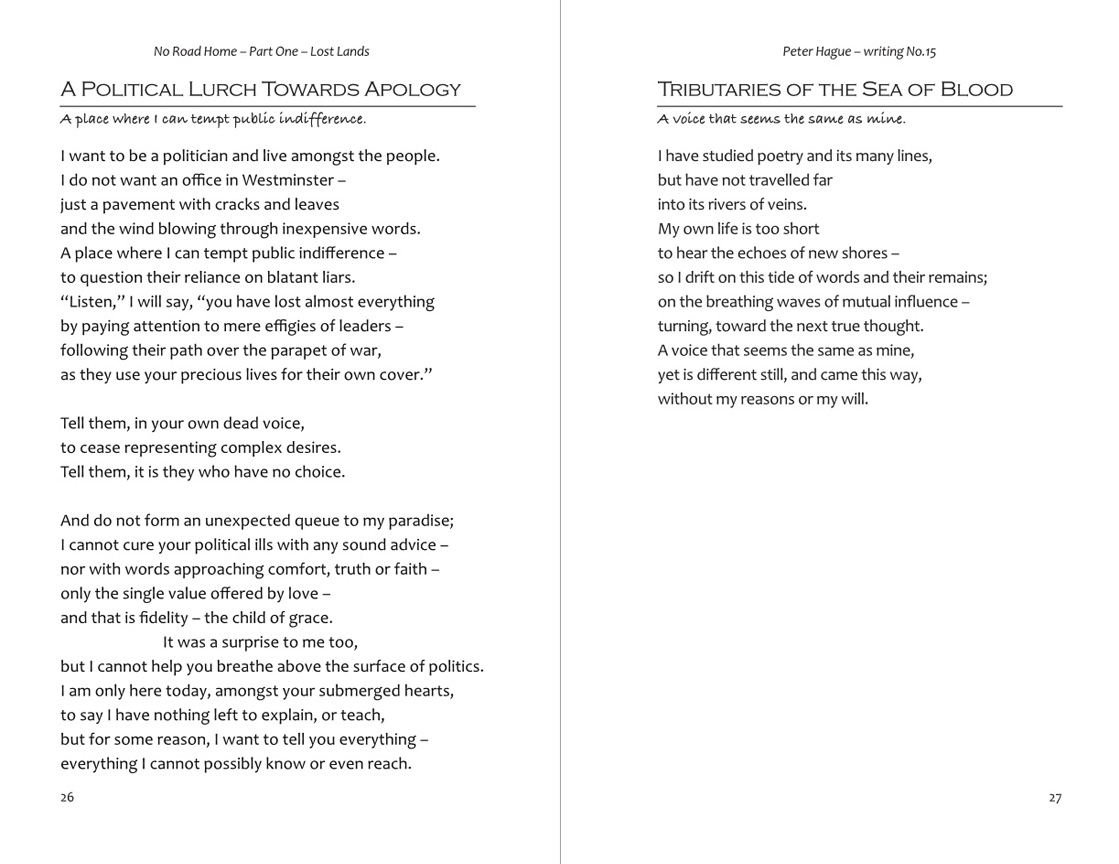 Peter Hague –  'The Momentary Clock'